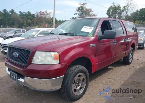 2004 Ford F-150 Lariat/Xlt from USA, damaged, VIN 1FTPW125X4KC86400